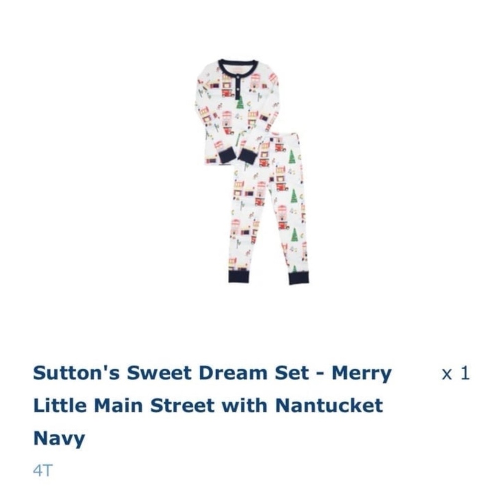 The Beaufort Bonnet Co.- Size: 4T - Sutton's Sweet Dream Christmas Set